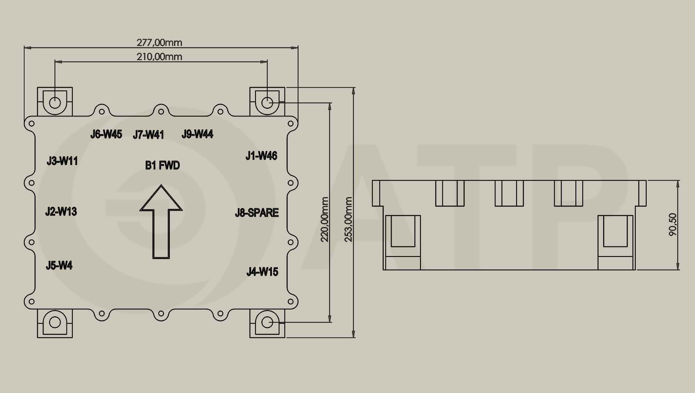 B1-POWER DISTRIBUTION BOX