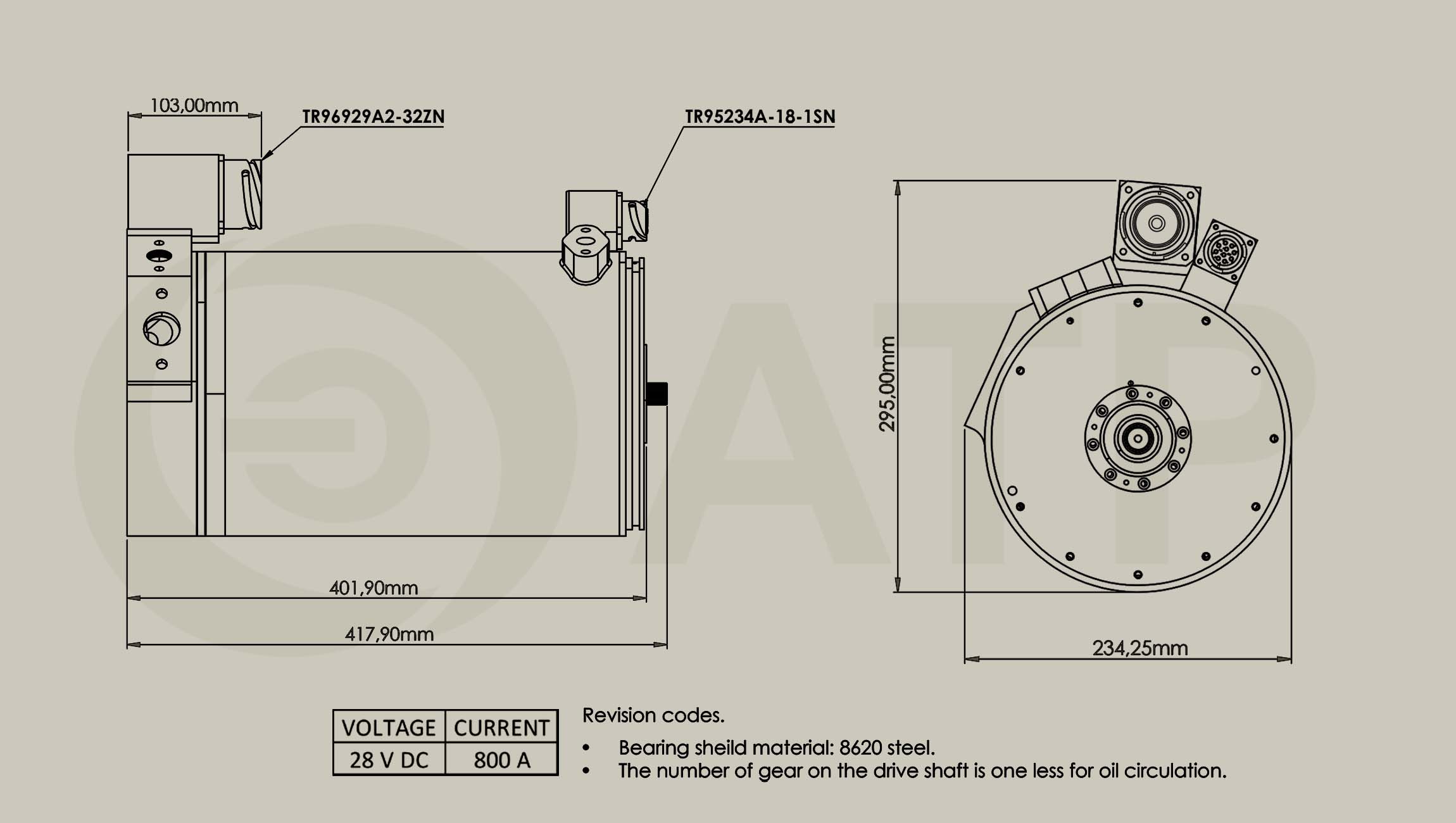 GENERATOR,ENGINE ACCESSORY