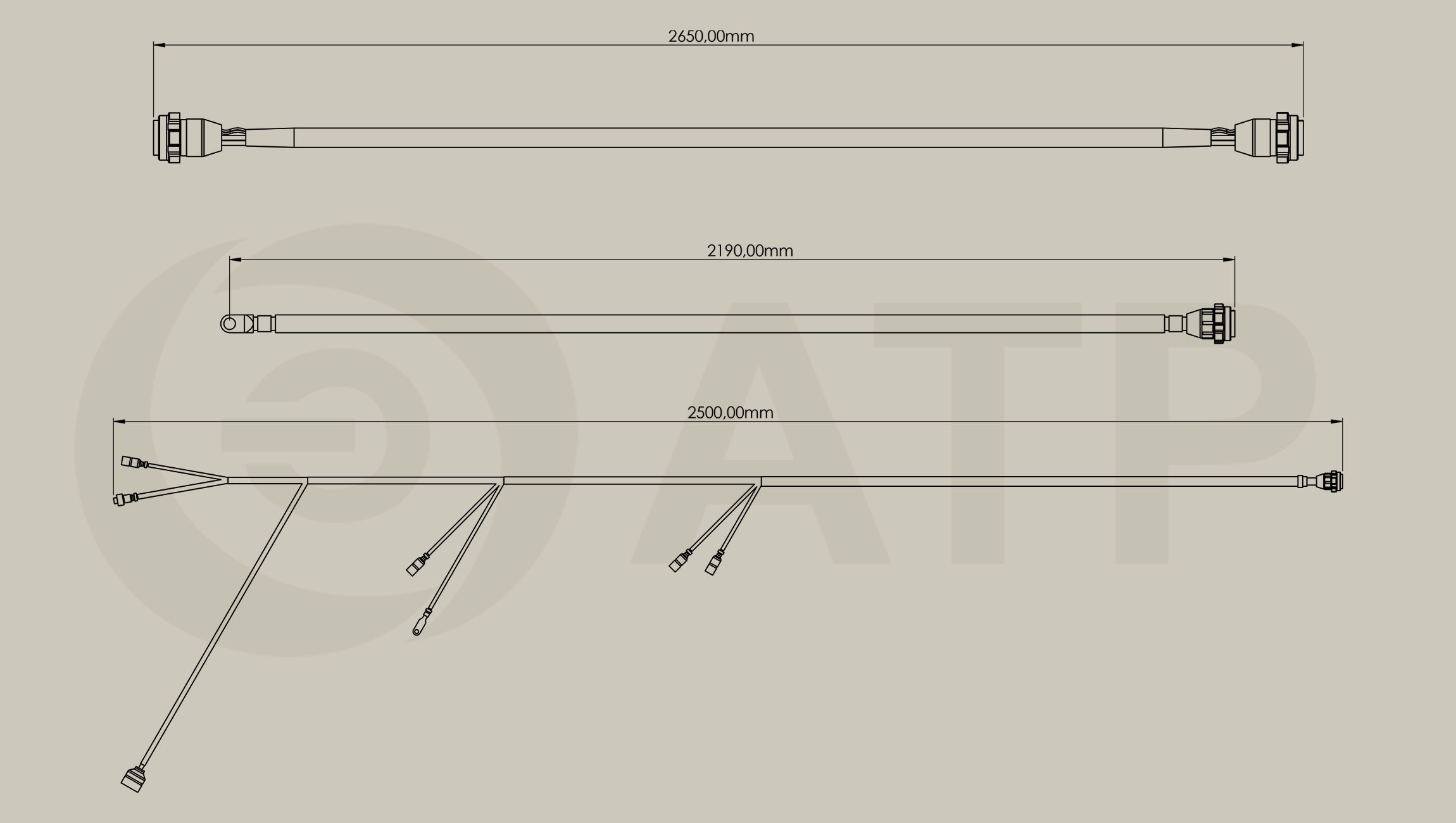 WIRING HARNESS<br>BRANCHED